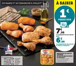 Super U Morceaux de poulet assortis le match des saveurs le gaulois offre