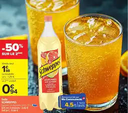 Carrefour SCHWEPPES Soda offre