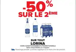 Carrefour LORINA Sur tout offre