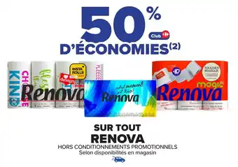 Carrefour RENOVA Sur tout offre