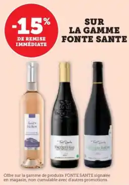 Super U Sur la gamme fonte sante offre