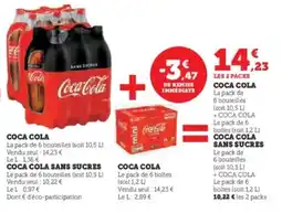 Super U Coca-Cola offre