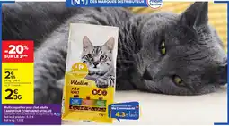 Carrefour VITALIVE Multicroquettes pour chat adulte carrefour companino offre