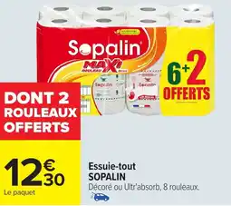 Carrefour SOPALIN Essuie-tout offre