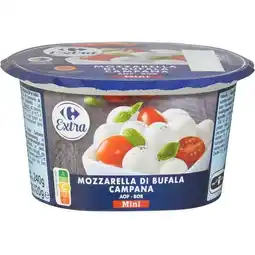 Carrefour CARREFOUR EXTRA Mozzarella di Bufala Campana AOP mini offre