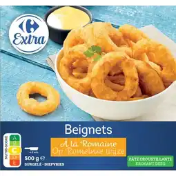 Carrefour CARREFOUR EXTRA Beignets à la romaine surgelés offre