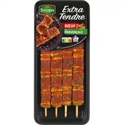 Carrefour SOCOPA 4 brochettes extra tendres à la Provençale SOCOPA offre