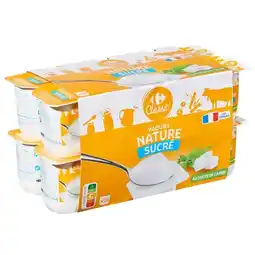 Carrefour CARREFOUR CLASSIC' Yaourt nature sucré offre
