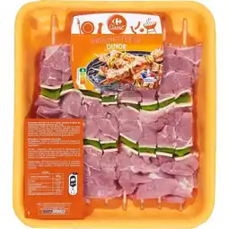 Carrefour CARREFOUR CLASSIC' Brochettes de dinde offre