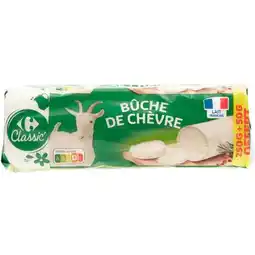 Carrefour CARREFOUR CLASSIC' Bûche de chèvre offre
