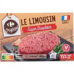 Carrefour CARREFOUR ORIGINAL Steaks hachés surgelés façon bouchère offre