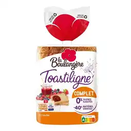 Carrefour LA BOULANGÈRE Pain de mie Toastiligne Sans sucres ajoutés offre