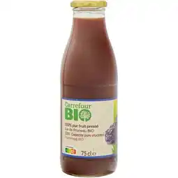 Carrefour CARREFOUR BIO Jus de pruneau offre