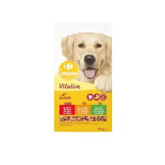 Carrefour CARREFOUR COMPANINO VITALIVE Croquettes pour chiens offre