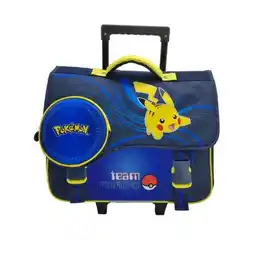 Carrefour Cartable à roulettes Pikachu offre