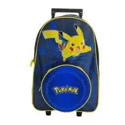 Carrefour Sac à dos à roulettes Pikachu offre