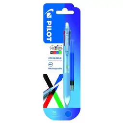 Carrefour PILOT Stylo 4 couleurs Frixion + 2 recharges offre