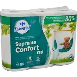 Carrefour CARREFOUR ESSENTIAL Papier hygiénique offre