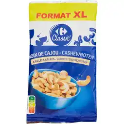 Carrefour Market CARREFOUR CLASSIC' Noix de cajou grillées salées offre