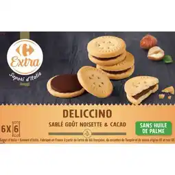 Carrefour Market CARREFOUR EXTRA Biscuits Deliccino offre