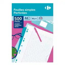 Carrefour CARREFOUR Feuilles simples offre