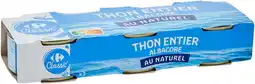 Carrefour Market CARREFOUR CLASSIC' Thon entier albacore offre