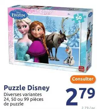 Action Puzzle disney offre