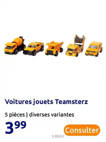 Action Voitures jouets teamsterz offre