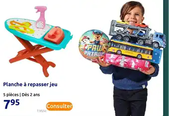 Action Planche à repasser jeu offre