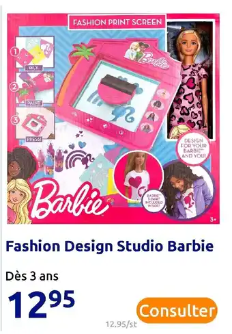 Fashion design studio barbie