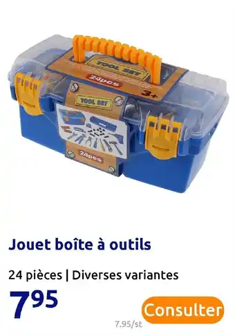 Action Jouet boîte à outils offre