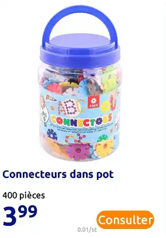 Action Connecteurs dans pot offre