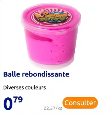 Action Balle rebondissante offre
