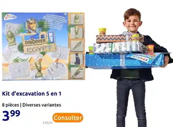 Action Kit d'excavation 5 en 1 offre