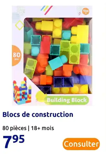 Action Blocs de construction offre