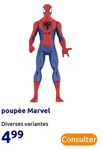 Action Poupée marvel offre