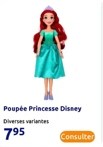Action Poupée princesse disney offre