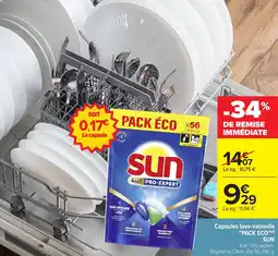Carrefour "PACK ECO" Capsules lave-vaisselle offre