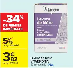 Carrefour VITARMONYL Levure de bière offre