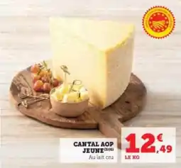 Super U Cantal aop jeune offre