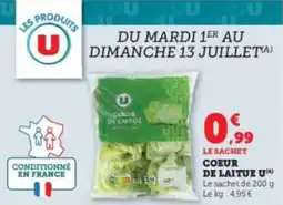 Super U Cœur de laitue u offre