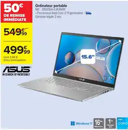 Carrefour ASUS Ordinateur portable offre
