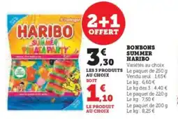 Super U Bonbons summer haribo offre
