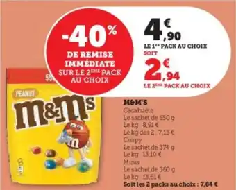 Super U M&m's offre