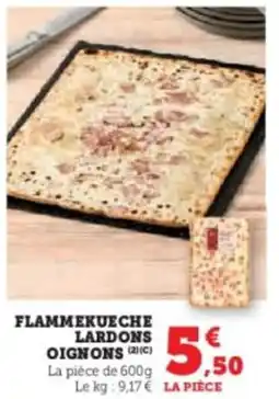 U Express Flammekueche lardons oignons offre