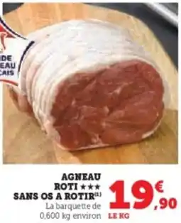 U Express Agneau roti sans os a rotir offre
