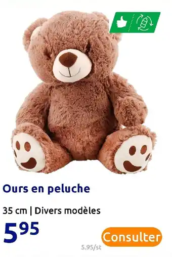 Action Ours en peluche offre