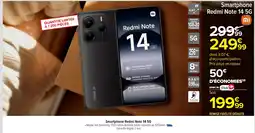 Carrefour Smartphone Redmi Note 14 5G offre