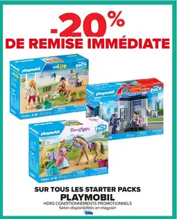 Carrefour PLAYMOBIL Sur tous les starter packs offre
