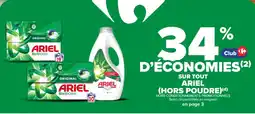 Carrefour Contact ARIEL Sur tout offre